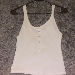 white tank top